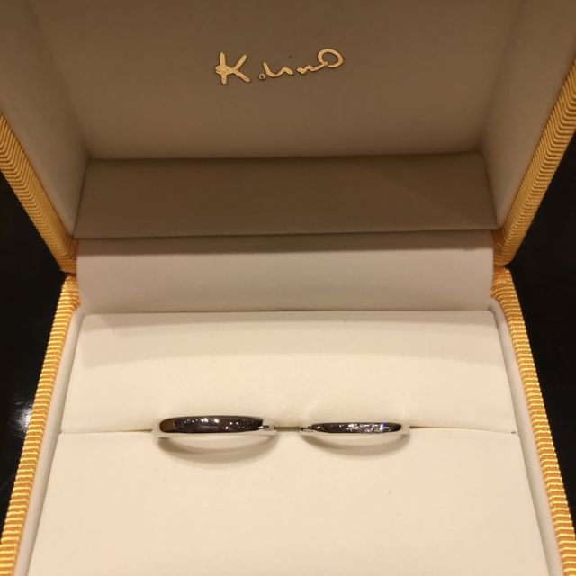 【ケイウノ ブライダル(K.UNO BRIDAL)の口コミ】 毎日身に付けるものなのでシンプルなものを探していました。プラチナスト…