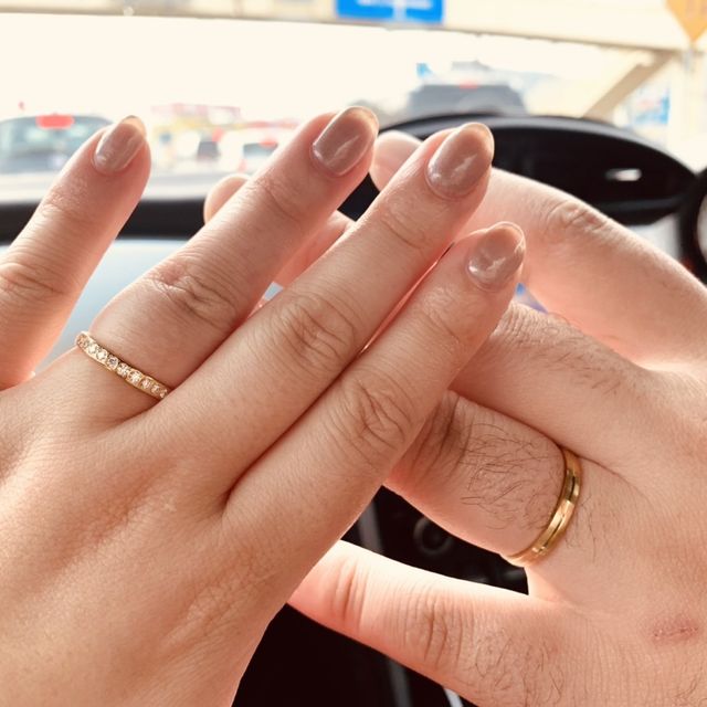 【銀座ダイヤモンドシライシの口コミ】 なるべくキラキラしていて仕事の邪魔にならないデザインが良かった。
色々…