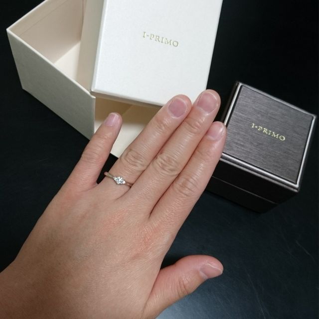 【アイプリモ(I-PRIMO)の口コミ】 最初は「アルク」の一粒ダイヤ×太さのあるプラチナリングに惹かれ購…