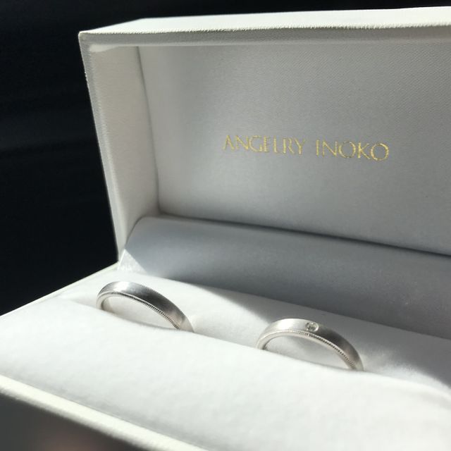 【Ailes(エール)の口コミ】 指輪のデザインが自分たちの好みで決められました。素材や蓋のデザイン、…