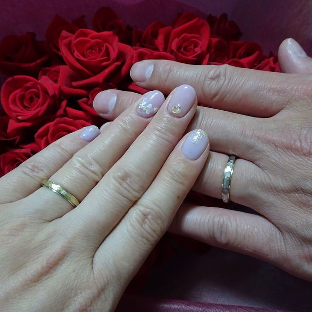 【CRAFY(クラフィ)の口コミ】 コンビネーションデザインを希望していました。細かい所は当日に、2人で決…