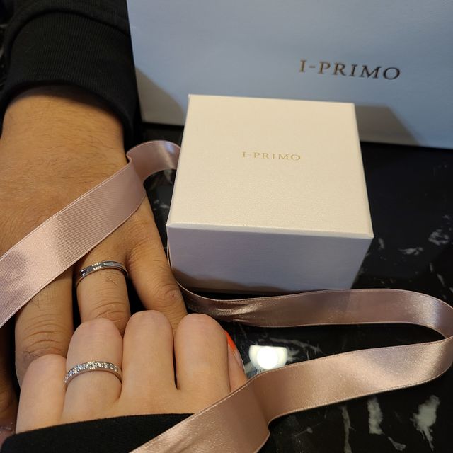 【アイプリモ(I-PRIMO)の口コミ】 旦那は太めで丸くないデザインを希望していて理想どおりの商品に出会えま…