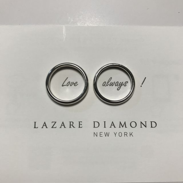 【ラザール ダイヤモンド(LAZARE DIAMOND)の口コミ】 リングのデザインが彼女の好みだったことが最終の決め手になりました。い…