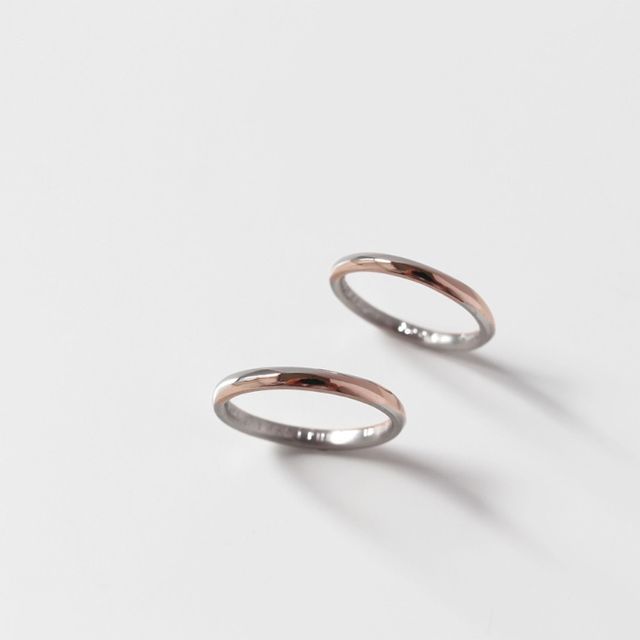 【mina.jewelry(ミナジュエリー)の口コミ】 全てオーダーメイドで作りました。指輪の色は、7種類くらいから選ぶことが…