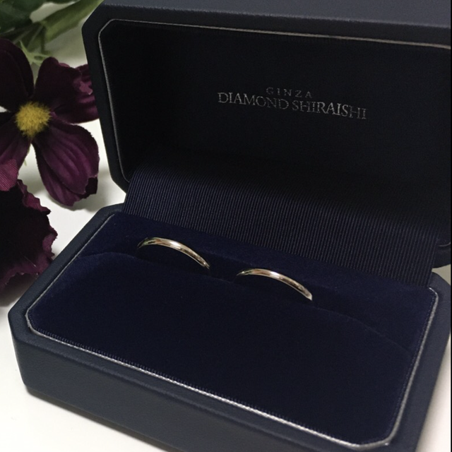 【銀座ダイヤモンドシライシの口コミ】 シンプルなデザインを探しており、複数の店舗にて購入を検討していました…