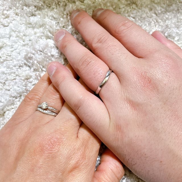 【ケイウノ ブライダル(K.UNO BRIDAL)の口コミ】 オリジナルのデザインが良かった。某有名ブランドと迷ったけれど、2人しか…