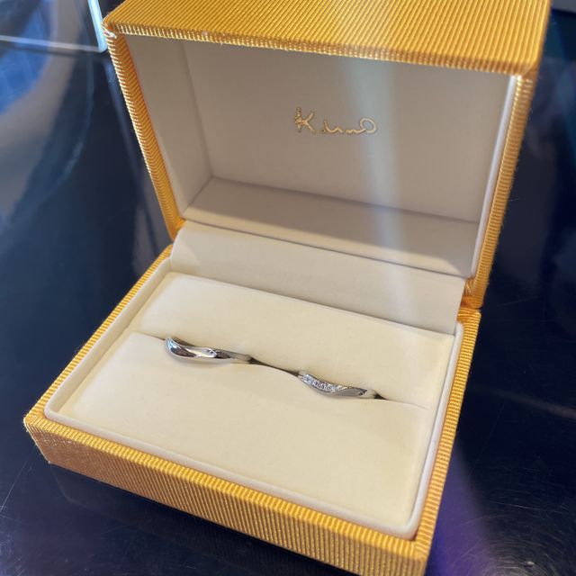 【ケイウノ ブライダル(K.UNO BRIDAL)の口コミ】 オリジナルのデザインが良かった。某有名ブランドと迷ったけれど、2人しか…