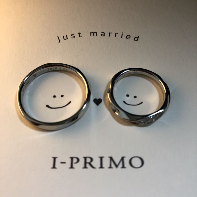 【アイプリモ(I-PRIMO)の口コミ】 事前にサイトやカタログを見て、お互い気に入った指輪のデザインがあり、…
