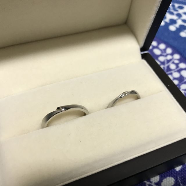 【JEWELRY  KAMATA(ジュエリーかまた)の口コミ】 結婚指輪は仕事や家事・育児に支障がないようにシンプルなものにしました…