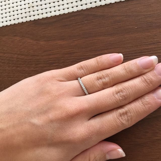 【ティファニー(Tiffany & Co.)の口コミ】 ティファニーを第一候補で考えつつ他ブランドも色々見てみたのですが、試…