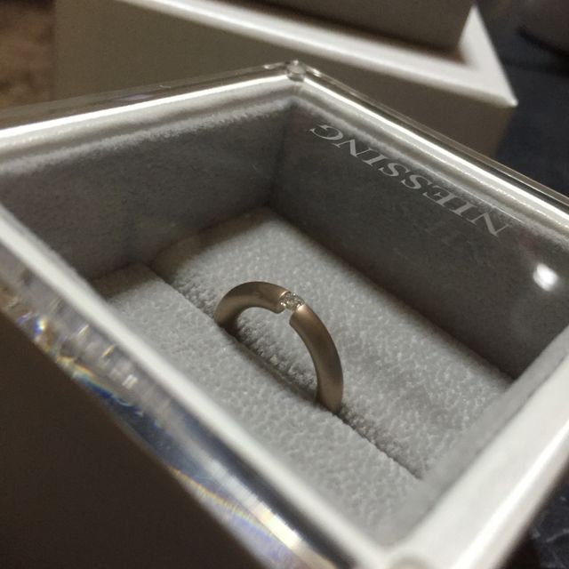 【NIESSING(ニーシング)の口コミ】 長く使用するものなので、鍛造の指輪がいいよねと、夫と意見が一致してお…