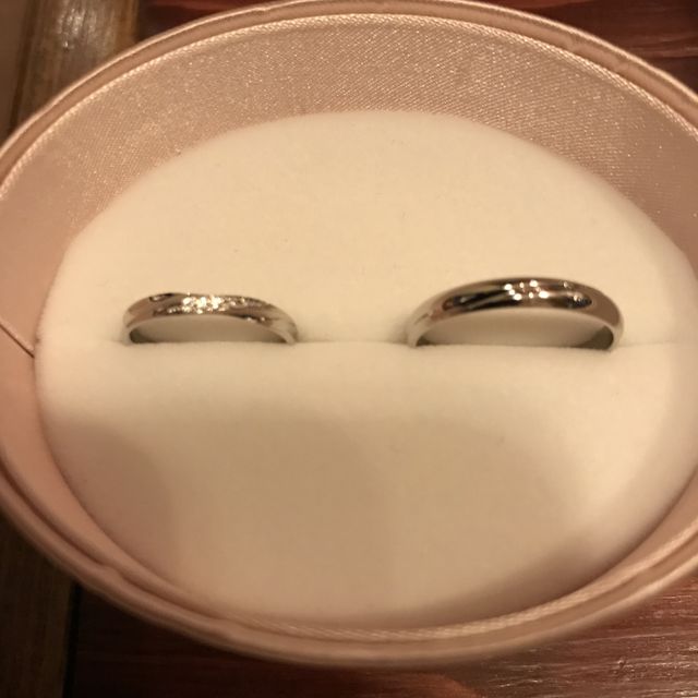 【insembre(インセンブレ)の口コミ】 ２つで10万位内に抑えたかったので、値段内の中で一番気に入ったデザイン…