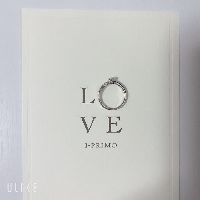 【アイプリモ(I-PRIMO)の口コミ】 他の店舗も色々見ましたが、1番自分の好みのデザインでダイヤの輝きが良か…