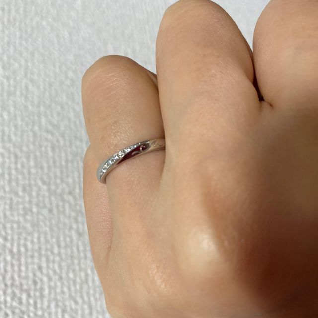 【ケイウノ ブライダル(K.UNO BRIDAL)の口コミ】 セミオーダーだったため、2人をイメージしたカッティングを入れてくれ、世…