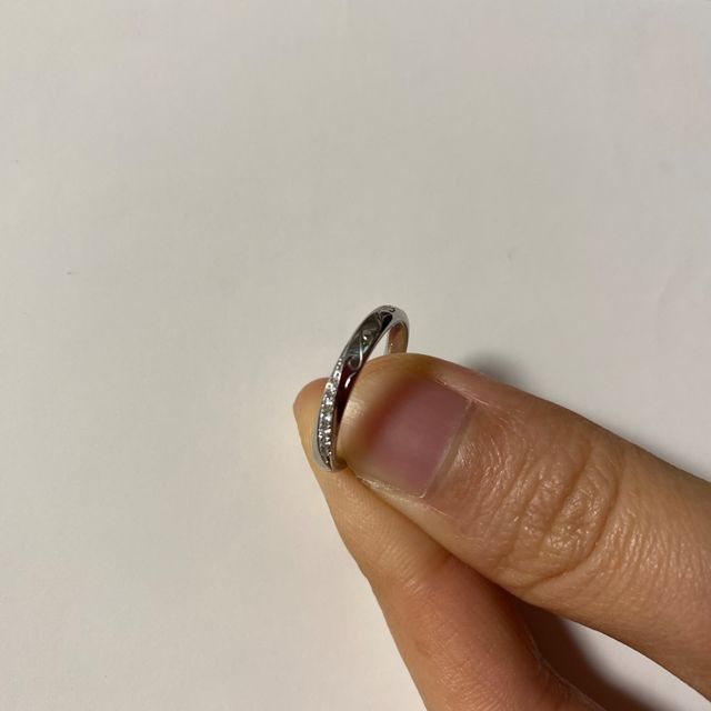 【ケイウノ ブライダル(K.UNO BRIDAL)の口コミ】 セミオーダーだったため、2人をイメージしたカッティングを入れてくれ、世…