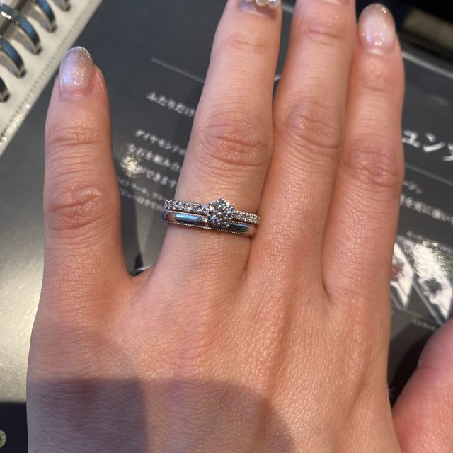 【エクセルコダイヤモンド(EXELCO DIAMOND)の口コミ】 ダイヤの質と価格で決めました。ダイヤモンドの質は、どこのブランドより…