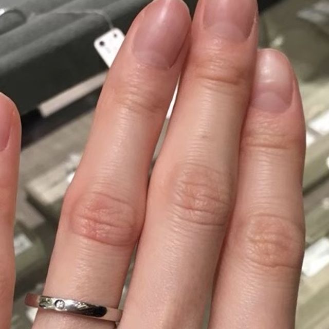 【Joie de treat.(ジョア・ドゥ・トリート)の口コミ】 夫婦で来店し、お互いにシンプルな作りをした指輪が好きでしたので、この…
