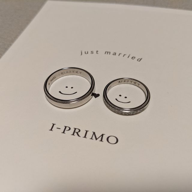【アイプリモ(I-PRIMO)の口コミ】 下記デザインが大きな決め手
男性用/太め感のある重厚なデザイン
女性用/…