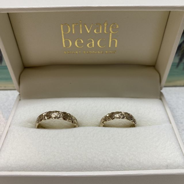 【PRIVATE BEACH(プライベートビーチ)の口コミ】 デザイン性の高いものが良くて、シルバーリングを検討していたところ、で…