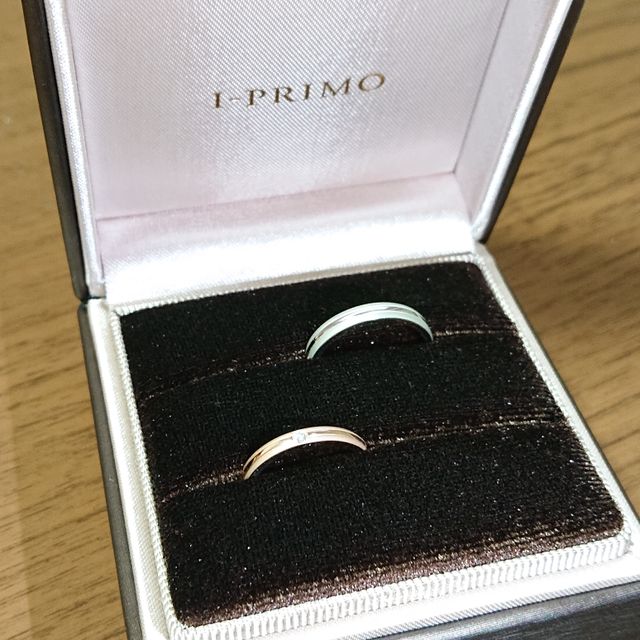 【アイプリモ(I-PRIMO)の口コミ】 指輪屋さんを数軒周るうちに、鏡面とつや消しが施されているデザインが二…