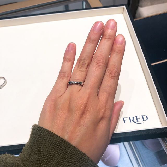 【Fred(フレッド)の口コミ】 細いシンプルなものよりも、少し太めでデザインがあるものがよくていろい…