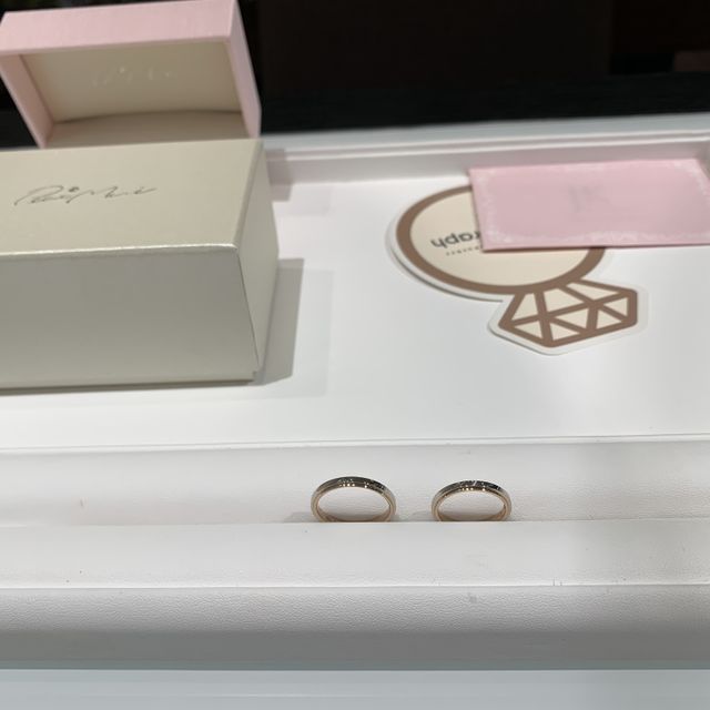 【Petit Marie(プチマリエ)の口コミ】 特に好きなブランドはありませんでしたが、結婚指輪は好きなドラマで使用…