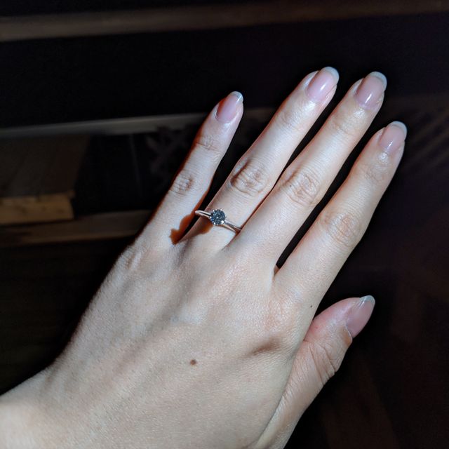 【ティファニー(Tiffany & Co.)の口コミ】 昔からの憧れでしたので婚約指輪は絶対ティファニーがいいと決めていまし…