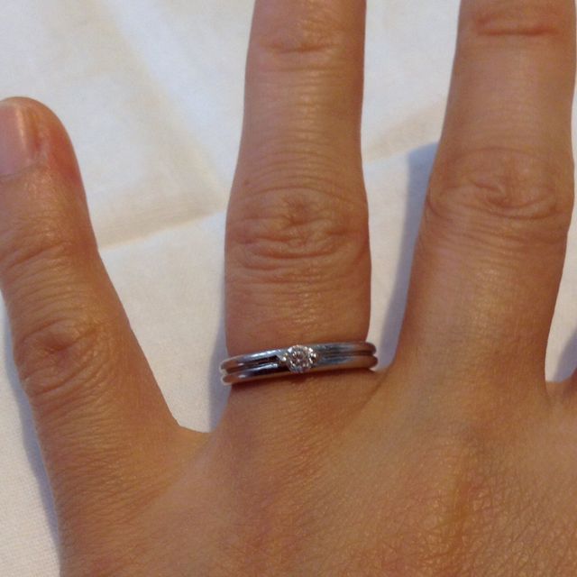 【ギンザタナカブライダル(GINZA TANAKA BRIDAL)の口コミ】 ずっと身につけるものだから品質の良く、シンプルで上品なリングを探して…