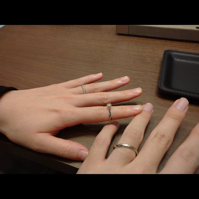 【ANTWERP BRILLIANT(アントワープブリリアント)の口コミ】 主人が婚約指輪をこちらで購入したのでとても気に入ったため、結婚指輪も…