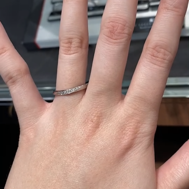 【ラザール ダイヤモンド(LAZARE DIAMOND)の口コミ】 SNSで見かけてからずっと気になっており、一番最初に試着させていただきま…