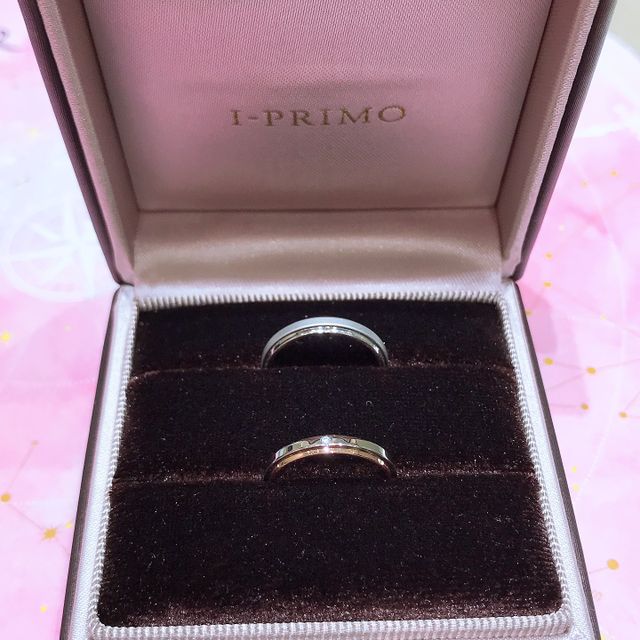 【アイプリモ(I-PRIMO)の口コミ】 お店へ行く前に、普段から身につけられるシンプルなデザインがいいね、と…