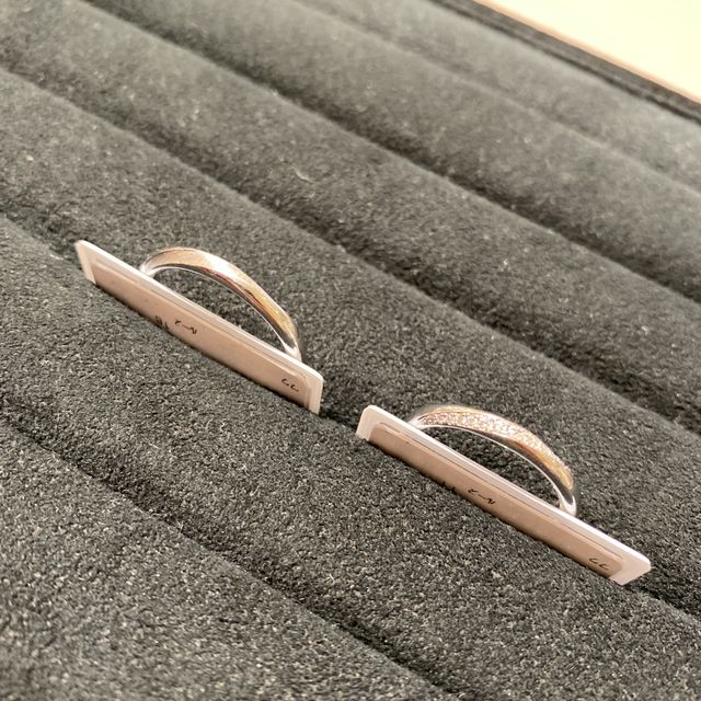 【TRECENTI(トレセンテ)の口コミ】 ダイヤのラインが可愛いくて、つけ心地がよくて、デザインも豊富でお互い…