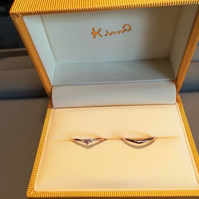 【ケイウノ ブライダル(K.UNO BRIDAL)の口コミ】 何店舗もまわって納得いくものが見つからないので、理想の指輪を作っても…