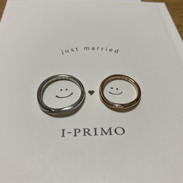 【アイプリモ(I-PRIMO)の口コミ】 綺麗なカーブを描いており、男性には特別なダイヤモンド加工が入ってとて…