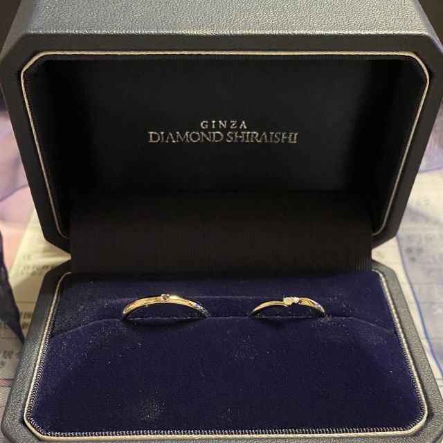 【銀座ダイヤモンドシライシの口コミ】 初めはダイヤモンドに興味なく（笑）シンプルなデザインを希望していまし…