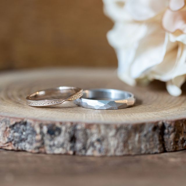 【Cayof(カヨフ)の口コミ】 アンティークな雰囲気にしたくて選びました。仮リングの時点でメンズの方…