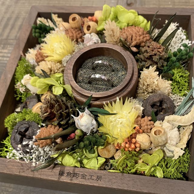 【鎌倉彫金工房の口コミ】 作成当日まで素材はシルバー(プラチナ)と決めていましたが、その他は特に…