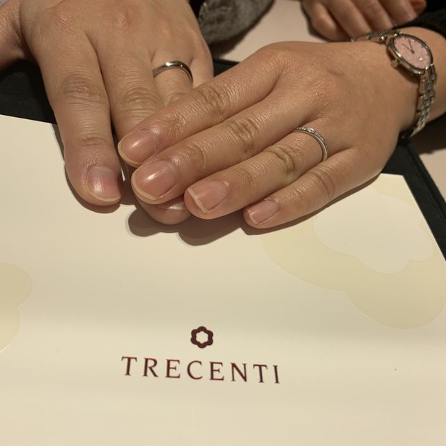 【TRECENTI(トレセンテ)の口コミ】 指輪の種類が豊富が豊富と店員さんも言ってました。
他店と違って良いプラ…