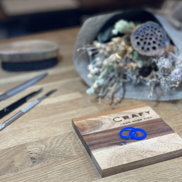 【CRAFY(クラフィ)の口コミ】 普段使いしやすいシンプルな作りにしたく、ホワイトゴールドをチョイスし…