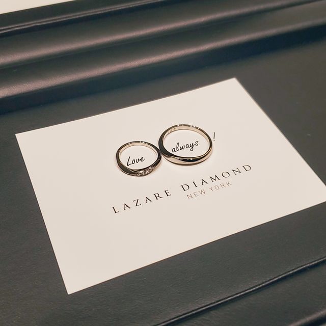 【ラザール ダイヤモンド(LAZARE DIAMOND)の口コミ】 決めては、世界三大カッターズブランドの1つの為非常にダイヤの輝きかよか…