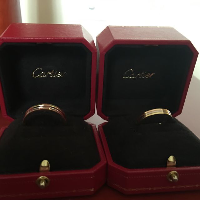 【カルティエ(Cartier)の口コミ】 飽きないようにシンプルなものを、そして義理父がインド系の方ということ…