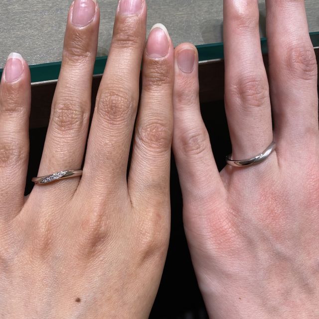 【アイプリモ(I-PRIMO)の口コミ】 普段使いできるようなあまり華美でないシンプルなものが良かったが、ダイ…