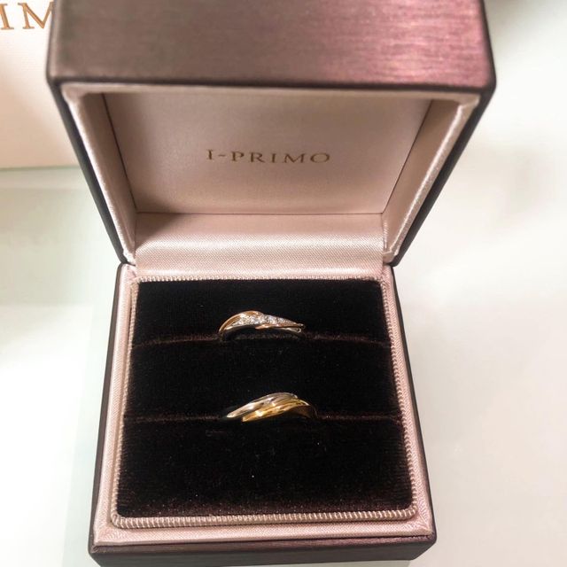 【アイプリモ(I-PRIMO)の口コミ】 男性の方がイエローゴールドと
プラチナの組み合わせでいい具合のもので
…