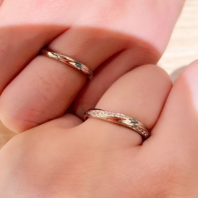 【銀座ダイヤモンドシライシの口コミ】 シンプルすぎず派手すぎない指輪が欲しくて何件か回ってたのですが、種類…