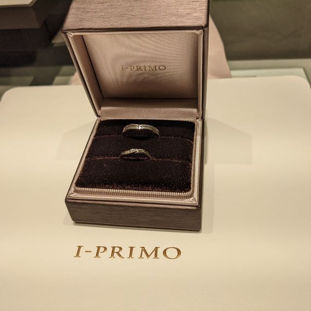 【アイプリモ(I-PRIMO)の口コミ】 私も彼も納得のいくように、自分たちが本当に気に入った指輪が見つかるデ…