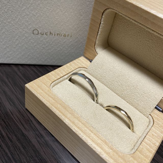 【uchimari(ウチマリ)の口コミ】 自分たちで作るタイプの指輪を探していたところ
ウチマリさんのお店を知り…