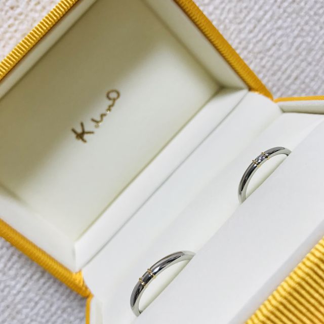 【ケイウノ ブライダル(K.UNO BRIDAL)の口コミ】 指輪のデザインが気に入ったから。
こういうのにしたいという希望を伝える…