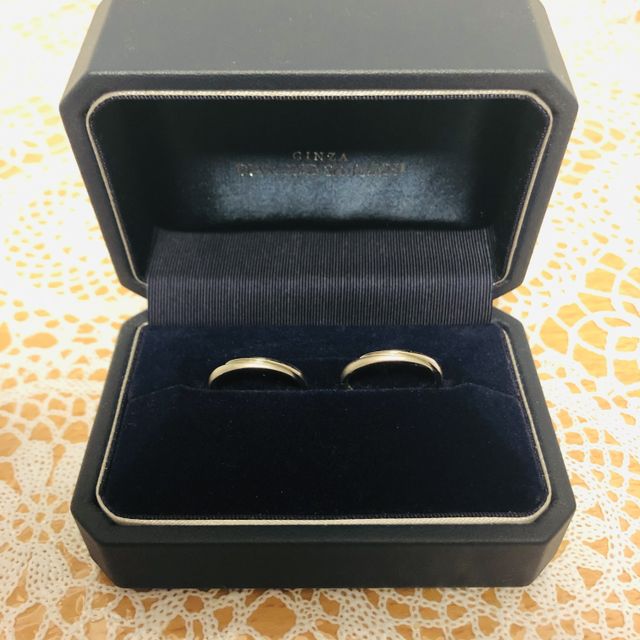 【銀座ダイヤモンドシライシの口コミ】 個人的にはミル打ちされた指輪やメレダイヤの埋め込まれた指輪が欲しいな…