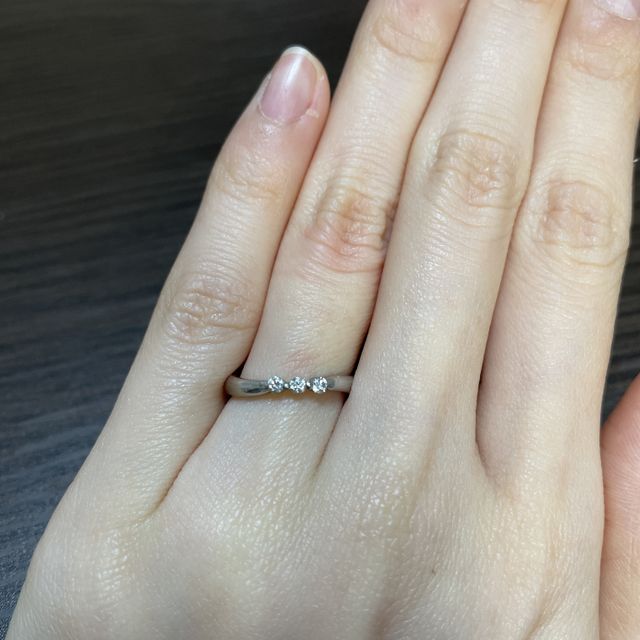 【ringram(リングラム)の口コミ】 初めは大人っぽいイメージのものを探していましたが、こちらの女の子らし…