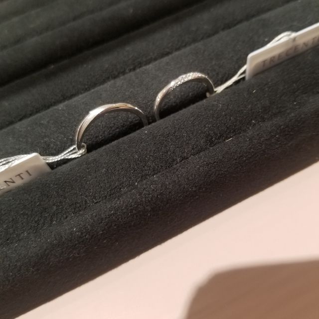 【TRECENTI(トレセンテ)の口コミ】 ストレートで、ダイヤモンドが、きらきらして、いてとてもかわいいです。…